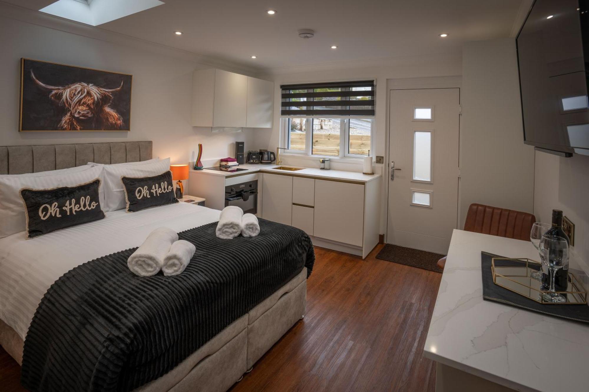 Heather Nook- Luxury Studio In Питлохри Екстериор снимка